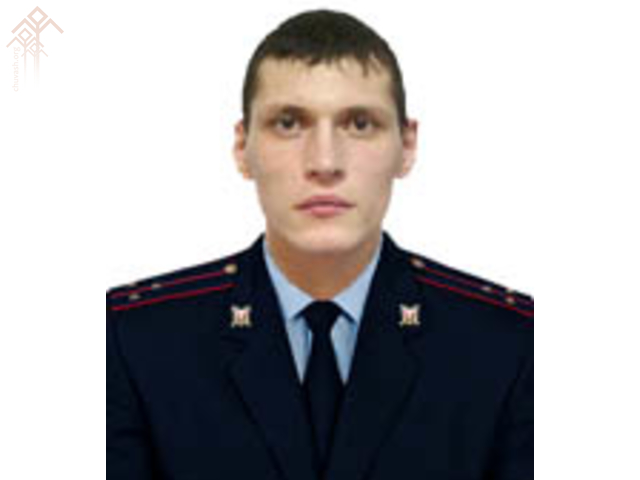 Старший лейтенант полиции Алим Ахмедагаев