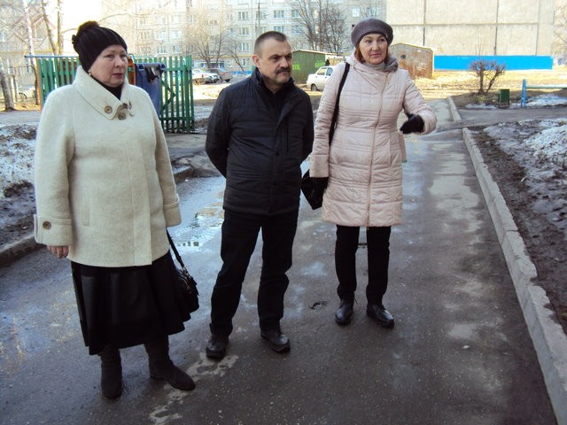 Депутат ЧГСД Валерий Антонов, гражданские активистки Альбина Иванова (слева) и Марина Седова