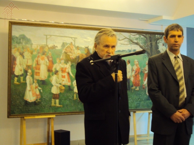 Владимир Агеев [слева] и Валерий Краснов (Ирӗк Килтӗш) [справа]. Фото автора