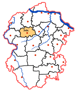 Карта аликовского района с деревнями